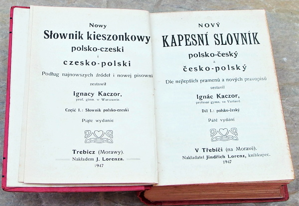 Kaczor slovnik polstina 1947b