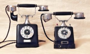 Telegrafia prazsky vzor velky a maly staré TELEFONY - sbírka