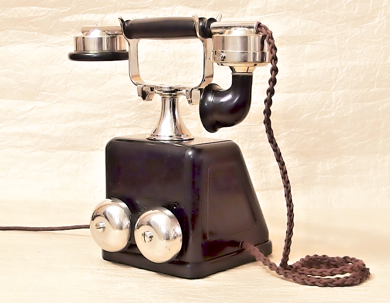 Telegrafia telefon prazsky vzor staré TELEFONY - sbírka