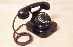 bakelitovy telefon Elektrotechna staré TELEFONY - sbírka
