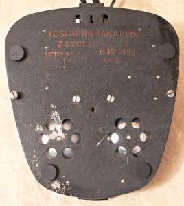 bakelitovy telefon Tesla T57 kryt staré TELEFONY - sbírka