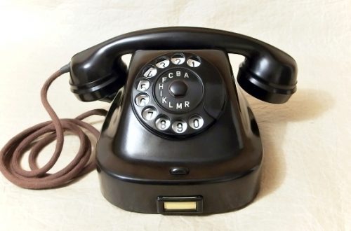 bulharsky bakelitovy telefon T TAB 41 staré TELEFONY - sbírka