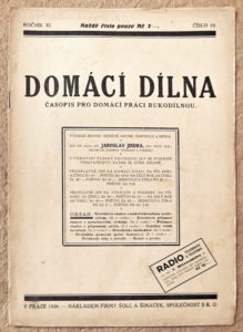 casopis domaci dilna 1921 c10 - noviny, časopisy, kalendáře