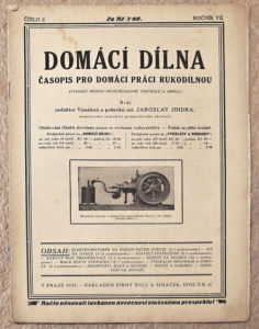 casopis domaci dilna 1921 c2 - noviny, časopisy, kalendáře