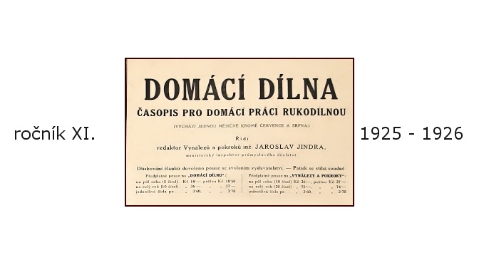 casopis domaci dilna 1925 prodam - pohlednice, známky, celistvosti