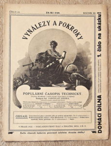 casopis vynalezy a pokroky 1921 rocnik XI c10 - noviny, časopisy, kalendáře