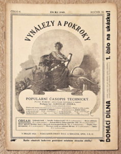 casopis vynalezy a pokroky 1921 rocnik XI c8 - noviny, časopisy, kalendáře
