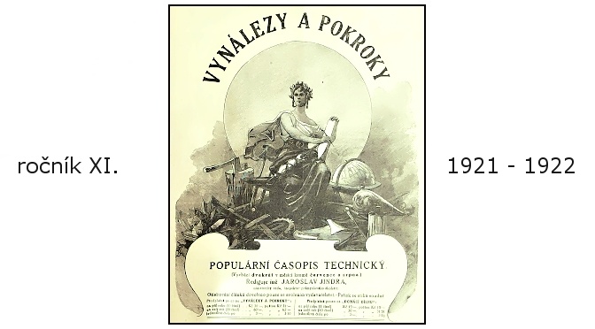 casopis vynalezy a pokroky 1921 rocnik XI prodam - noviny, časopisy, kalendáře