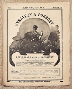 casopis vynalezy a pokroky 1923 rocnik XIII c13 - noviny, časopisy, kalendáře