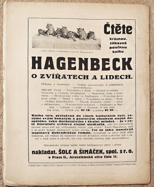 casopis vynalezy a pokroky 1923 rocnik XIII c16a - noviny, časopisy, kalendáře