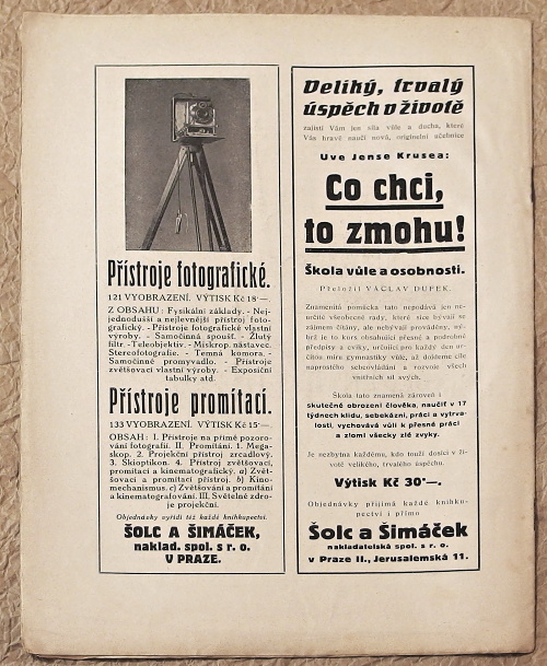 casopis vynalezy a pokroky 1923 rocnik XIII c17a - noviny, časopisy, kalendáře