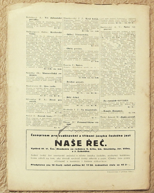 casopis vynalezy a pokroky 1924 rocnik XIV c2a - noviny, časopisy, kalendáře
