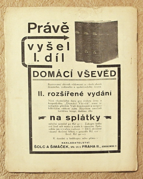 casopis vynalezy a pokroky 1924 rocnik XIV c7a - noviny, časopisy, kalendáře