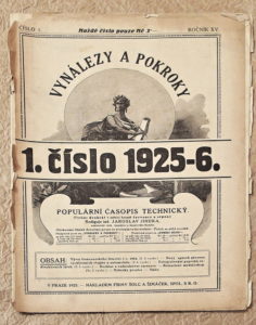 casopis vynalezy a pokroky 1925 rocnik XV c1 - noviny, časopisy, kalendáře