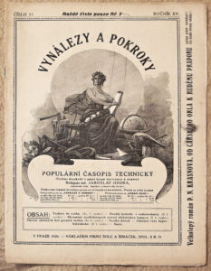 casopis vynalezy a pokroky 1925 rocnik XV c11 - noviny, časopisy, kalendáře