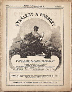 casopis vynalezy a pokroky 1925 rocnik XV c16 - noviny, časopisy, kalendáře