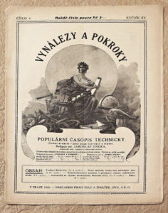 casopis vynalezy a pokroky 1925 rocnik XV c4 - noviny, časopisy, kalendáře