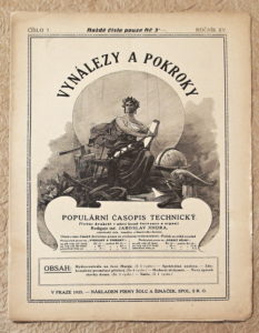 casopis vynalezy a pokroky 1925 rocnik XV c7 - noviny, časopisy, kalendáře
