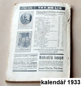 kalendar vzkriseni 1933a