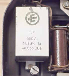kondenzator Elektrotechna staré TELEFONY - sbírka