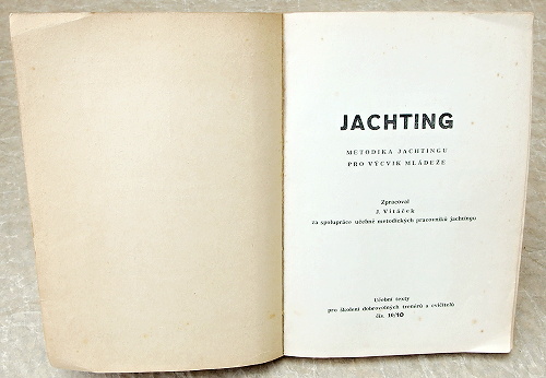 metodika jachtingu 1 - knihy skauting, Junák, jachting