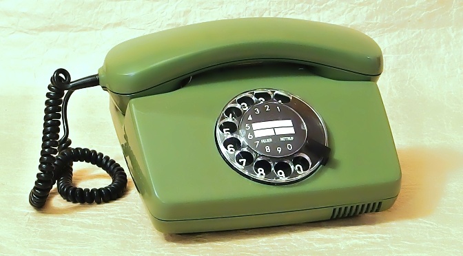 nemecky telefon Kriklan po renovaci staré TELEFONY - sbírka