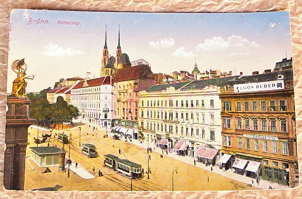 pohlednice Brno Bahnring 1200 - pohlednice, známky, celistvosti