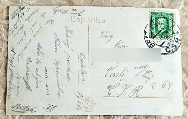 pohlednice Dewiny nat Dunajon 16a - pohlednice, známky, celistvosti