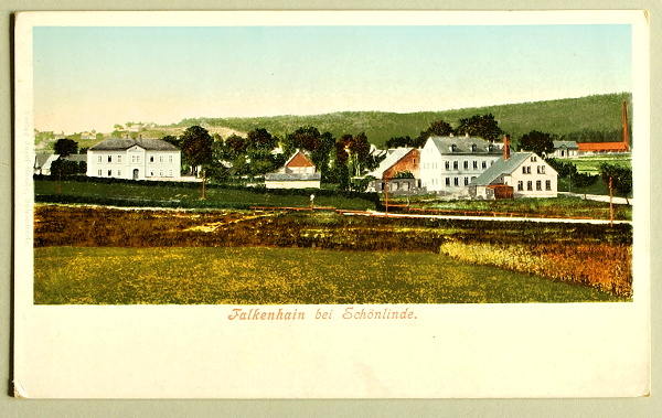 pohlednice Falkenhain 160 - pohlednice, známky, celistvosti