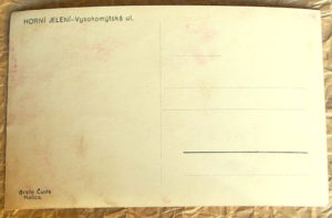 pohlednice Horni Jeleni skola 1243a - pohlednice, známky, celistvosti