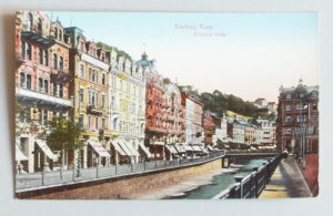 pohlednice Karlovy Vary Krizovni trida 605 - pohlednice, známky, celistvosti