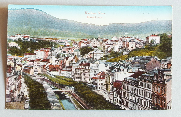 pohlednice Karlovy Vary Nova Louka 596 - pohlednice, známky, celistvosti