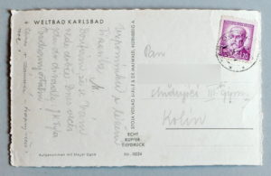 pohlednice Karlovy Vary jeleni skok 588a - pohlednice, známky, celistvosti