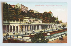 pohlednice Karlovy Vary kolonada 592 - pohlednice, známky, celistvosti
