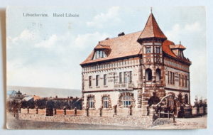 pohlednice Libochovice hotel Libuse 272 - pohlednice, známky, celistvosti
