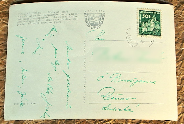 pohlednice Lipno parnik 1193a - pohlednice, známky, celistvosti