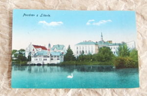 pohlednice Litovel kolorovana 19 - pohlednice, známky, celistvosti