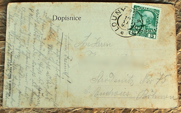 pohlednice Louny 1191a - pohlednice, známky, celistvosti