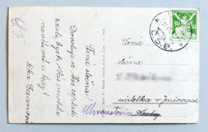 pohlednice Luze kostel 287a - pohlednice, známky, celistvosti