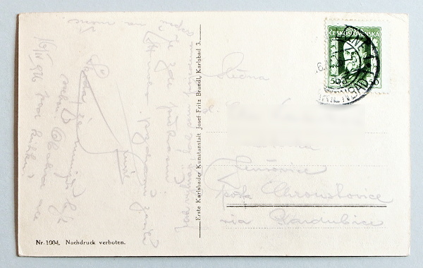 pohlednice Marianske Lazne 338a - pohlednice, známky, celistvosti