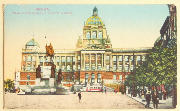 pohlednice Praha museum 1335 - pohlednice, známky, celistvosti