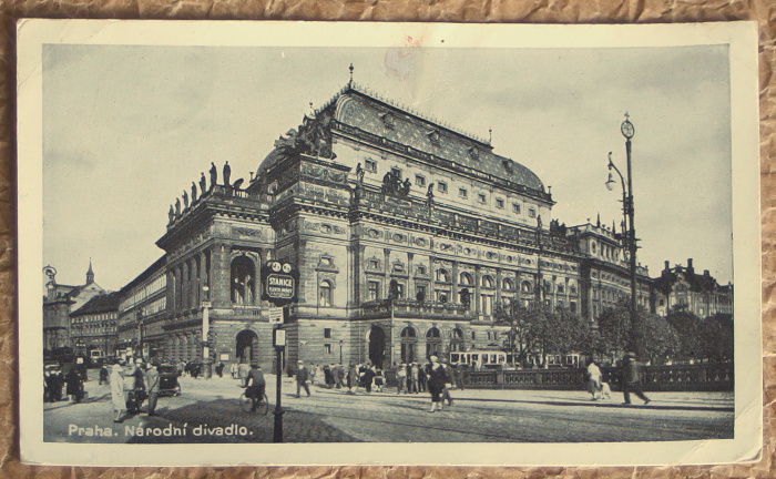 pohlednice Praha narodni divadlo 781 - pohlednice, známky, celistvosti