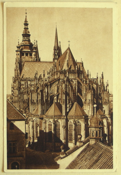 pohlednice Praha sv Vit 1519 - pohlednice, známky, celistvosti