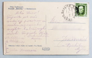 pohlednice Ratiborice pomnik 417a - pohlednice, známky, celistvosti