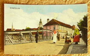 pohlednice Sobeslav 951 - pohlednice, známky, celistvosti