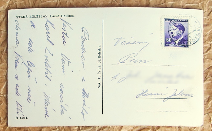 pohlednice Stara Boleslav 948a - pohlednice, známky, celistvosti