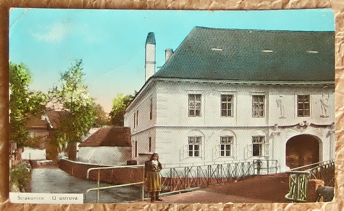 pohlednice Strakonice u ostrova 968 - pohlednice, známky, celistvosti