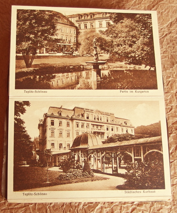 pohlednice Teplice Sanov lazne 921d - pohlednice, známky, celistvosti