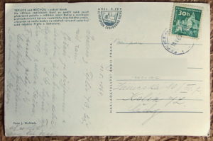 pohlednice Teplice nad Becvou 892a - pohlednice, známky, celistvosti