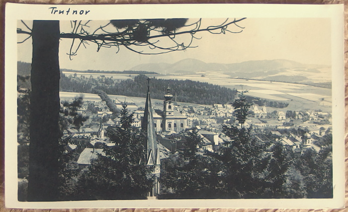 pohlednice Trutnov celkovy pohled 913 - pohlednice, známky, celistvosti